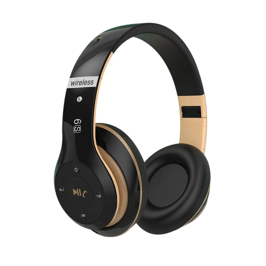 Bluetooth Headset – Wireless, Call & Radio, Gold