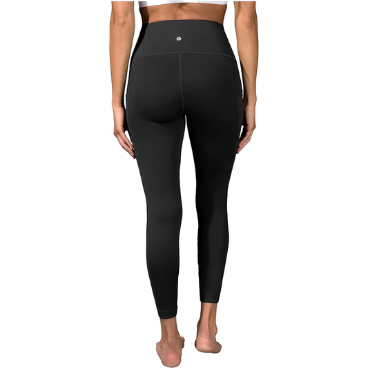 Squat Proof Elastic Free Super High Waisted Tummy Control Ankle Leggings with Pockets