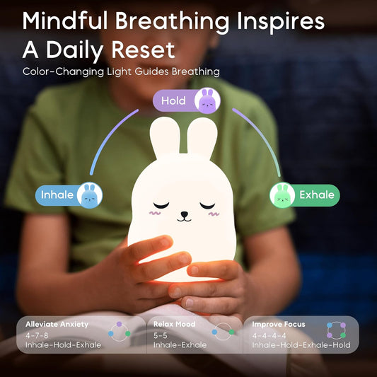 "Bonnie the Breathing Light – Mindful Glow for Meditation, Sleep & Anxiety Relief"